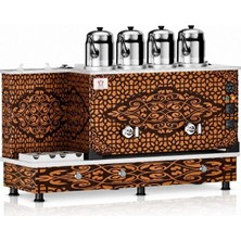 Anka Tüplü Bakır Turbo Hibrit 4 Demlik 40 Litre Çay Makinesi