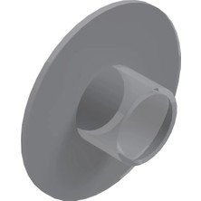 CATEKSSS 59X19,5X1,5 mm Burçlu Pul Pvc Şeffaf - 8’li Paket