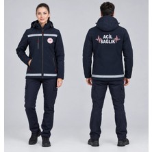 Bilenn Tekstil Acil Sağlık Soft Shell Mont Çıkarılabilen Kapüşonlu