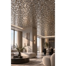 Adawall Metallıca Silver | Kendinden Yapışkanlı Metalik Duvar ve Yüzey Kaplama