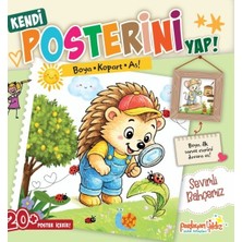 Parlayan Yıldız Kendi Posterini Yap! Boya Kopart As! Sevimli Bahçemiz Kolektif