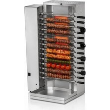 Pimak Doğalgazlı Dönerli Kebap Makinesi 4 Radyan 14 Şiş