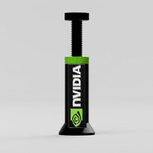 Nvidia Logolu Ayarlanabilir Ekran Kartı Tutucu - Gpu Sarkma Önleyici Yükseklik Ayarlı Destek Apa
