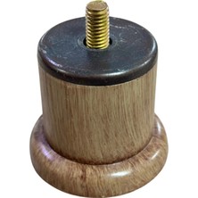 CATEKSSS 6 cm Asena Plastik Ayak 3/8 Vanezia Ahşap - 4’lü Paket