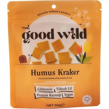 Humus Kraker - Glutensiz Vegan Atıştırmalık, Filizlendirilmiş Nohut Unu, Yüksek Lif ve Protein