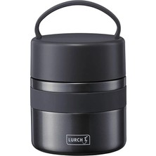 Lurch - "ıso-Pot" 500 ml Metalik Gri, Paslanmaz Çelik - Çift Cidarlı Yemek Termosu - 240847