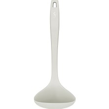 Lurch - Platin Silikon Çorba Kepçesi 28 cm Açık Gri -  Yanmaz, Yapışmaz, Bükülmez, Çizmez, Tat ve Koku Bırakmaz - 240012