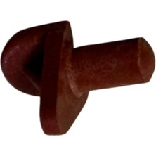 CATEKSSS Plastik Raf Pimi 5mm Kahve - 50’li Paket