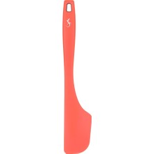 Lurch - Platin Silikon Hamur Kazıyıcı 28 cm Somon - Yanmaz, Yapışmaz, Bükülmez, Çizmez, Tat ve Koku Bırakmaz - 240066
