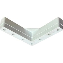 CATEKSSS 5 cm Maxi Ayak 19X19 Beyaz Elkamentsiz - 20’li Paket