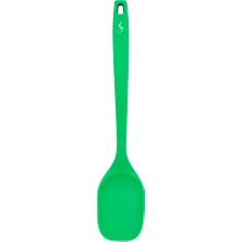 Lurch - Platin Silikon Servis Kaşığı 33,5 cm Yeşil - Yanmaz, Yapışmaz, Bükülmez, Çizmez, Tat ve Koku Bırakmaz - 240094
