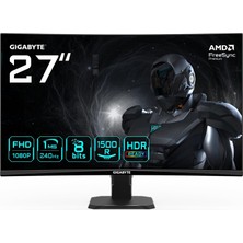 Monitör 27 LED Kavisli GS27FC2 VA/1MS/240HZ/FHD