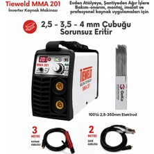 Tieweld Mma 201 Inverter Kaynak Makinası + 1 Paket 100'LÜ 2,5X350MM Elektrod