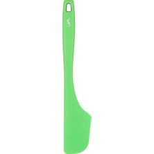 Lurch - Platin Silikon Hamur Kazıyıcı 28 cm Yeşil - Yanmaz, Yapışmaz, Bükülmez, Çizmez, Tat ve Koku Bırakmaz - 240086