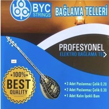 Tr BYC20E Elektro Bağlama Saz Teli Takım 0.20