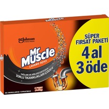 Tr Granül Lavabo Açıcı, 4X50G 1 Paket (1 x 200 G)