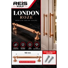 Dolap Kulpu Mobilya Kulpu Mutfak Dolabı Çekmece Kulpu Reis Kulp London Rose 160 mm