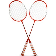 Gym 2li Badminton Raket Seti 66CM Turuncu