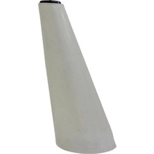 CATEKSSS 15 cm Açılı Konik Ayak Beyaz - 30’lu Paket