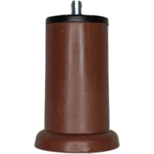 CATEKSSS 10 cm Asena Plastik Ayak M8 Ceviz - 5’li Paket