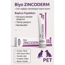 Biyoteknik Zincoderm Merhem 80 gr Kedi ve Köpek Için Çinko Oksitli Cilt Yenileyici ve Koruyucu Pomad