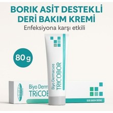 Biyoteknik Tricobor Merhem 80 G Kedi Köpek Cilt Yağlanması Mantar ve Kabuklanma Karşıtı Bakım Pomadı