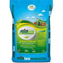 EkosolFarm Organik %100 Solucan Gübresi 10 Kg. Tüm Bitkilerde Kullanıma Uygun Organik Gübre
