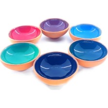 Çömlek Diyarı Toprak Sırlı 8cm 6 lı Kase