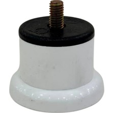 CATEKSSS 4 cm Asena Plastik Ayak 3/8 Beyaz - 4’lü Paket