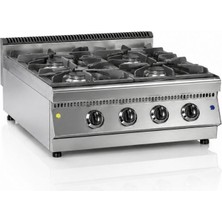 Pimak 700 Seri Tüplü Set Üstü 4 Gözlü Ocak