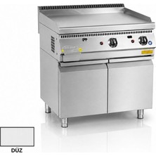 Pimak 700 Seri Elektrikli Alt Dolaplı Düz Pleyt Izgara 80 Cm 220V