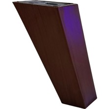 CATEKSSS 12 cm Açılı Kare Ayak Venge Ahşap - 20’li Paket