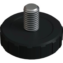 CATEKSSS M8 Ayar Vidası, Tırtıllı Vida, Bingo Ayak, Pingo Ayak Çap: 33 mm Vida Uzunluğu 11 mm Siyah - 24’lü Paket