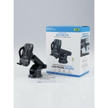 Tr Acl T-43 Vantuzlu Araç Içi Telefon Tutucu, Dashboard/cam