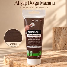 Glaswen Ahşap Tamir Macunu Wenge Parke Mobilya Masa Dolgu Çatlak Çizik Giderici Fiberglas 125 ml