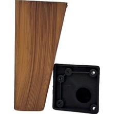 CATEKSSS 14 cm Riva Ayak Kiraz Ahşap - 5’li Paket