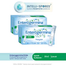Enterogermina Kids 20 Flakon 2 Milyar Bacillus Clausii Sporu İçeren Probiyotik 2'li Avantaj Paketi