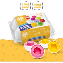 Circle Toys 6’lı Geometrik Yumurta Eşleştirme Oyunu