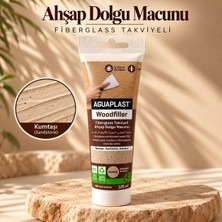 Glaswen Ahşap Tamir Macunu Kumtaşı Parke Mobilya Masa Dolgu Çatlak Çizik Giderici Fiberglas 125 ml