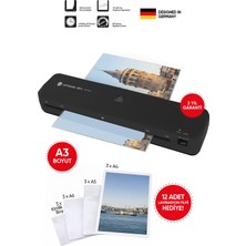 Luftmann 330 L A3 Laminasyon Makinesi 12 Adet Laminasyon Filmi