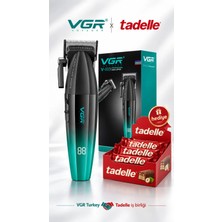 Vgr Şarjlı Tıraş Makinesi | V-003 - 9000 Rpm Smart Clip & 20'li Tadelle Hediyeli