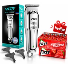 Vgr Şarjlı Tıraş Makinesi | V-071 - Turbo T Bıçak + First Çilek Sakız 24'lü Hediye