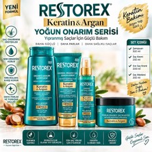Restorex Keratin & Argan Yoğun Onarım Serisi 4’lü Saç Bakım Seti