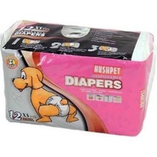 Hushpet Diapers Köpek Çiş Pedi 12'li Xs