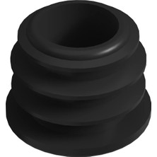 CATEKSSS 19 mm Boru Için Kademeli Içe Geçme Boru Tapası, Boru Kapak, Boru Tapa Siyah - 10’lu Paket