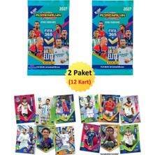 Hediyecik Panini Fıfa 365 Adrenalyn Xl 2027 Trading Card Futbolcu Kartları 2 Paket (12 Kart)