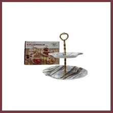 Storeşahin Benekli Katlı Melamin Sunumluk SHN0720