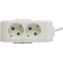 Viko Multi-Let 2li Topraklı Kablolu Ç.k 1mt Priz