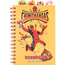 Marvel Deadpool Not Defteri, A5 Not Defteri, A5 Not Defteri, A5, Günlük, Yetişkinler ve Çocuklar