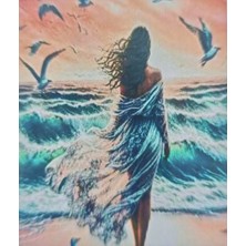 Mentaş Elmas Boyama Boncuklu Goblen Mozaik Puzzle Kristal Taşlı Pano 50X40 Kit Tam Set